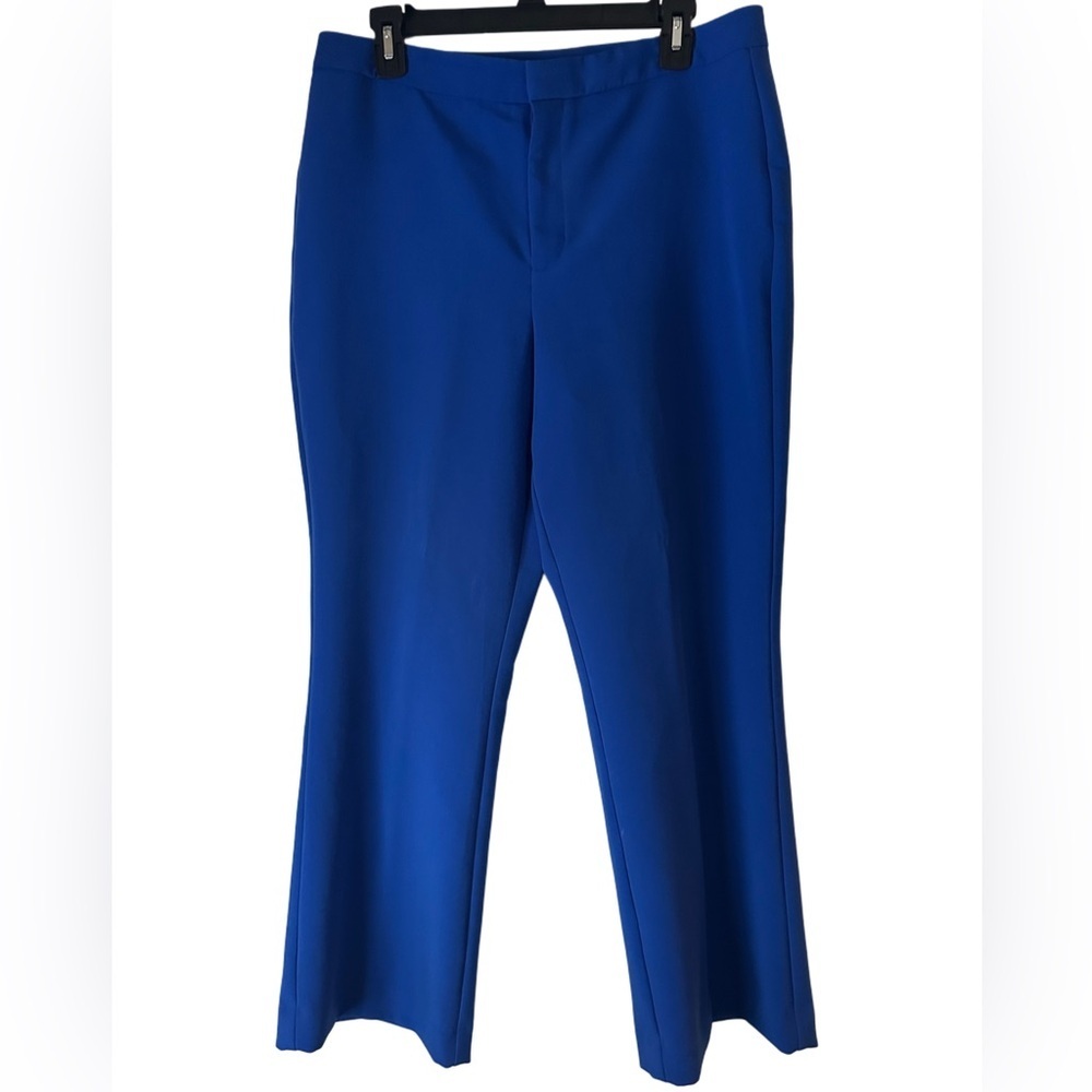 Nine West Blue Tailored Trousers with Flared Leg